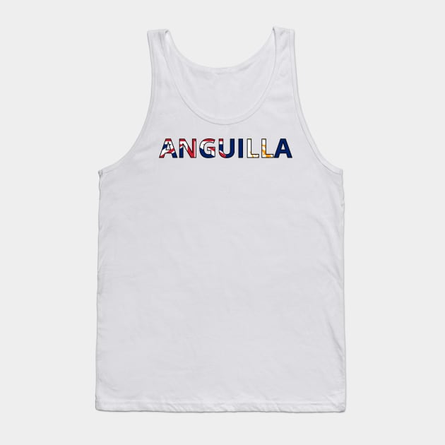 Drapeau Anguilla Tank Top by Pixelforma